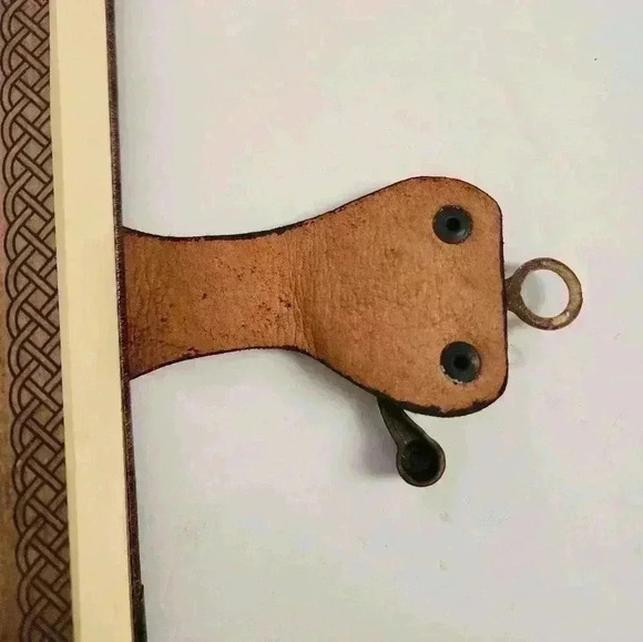 London Chocolate Brown Leather Journal Hand Made English (UK) Hook & Eye Closure - Picture 6 of 16